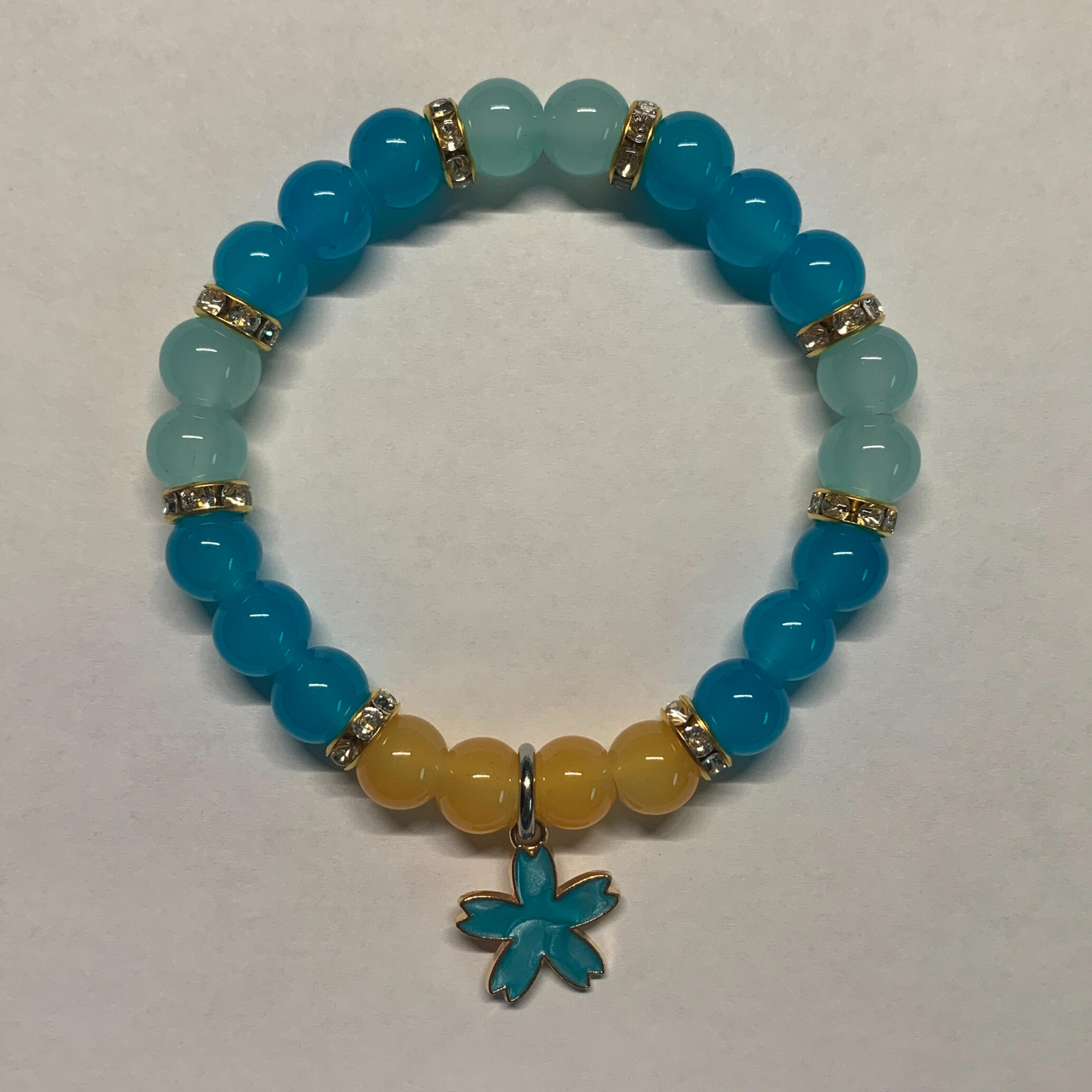 Blue Flower Bracelet | $7